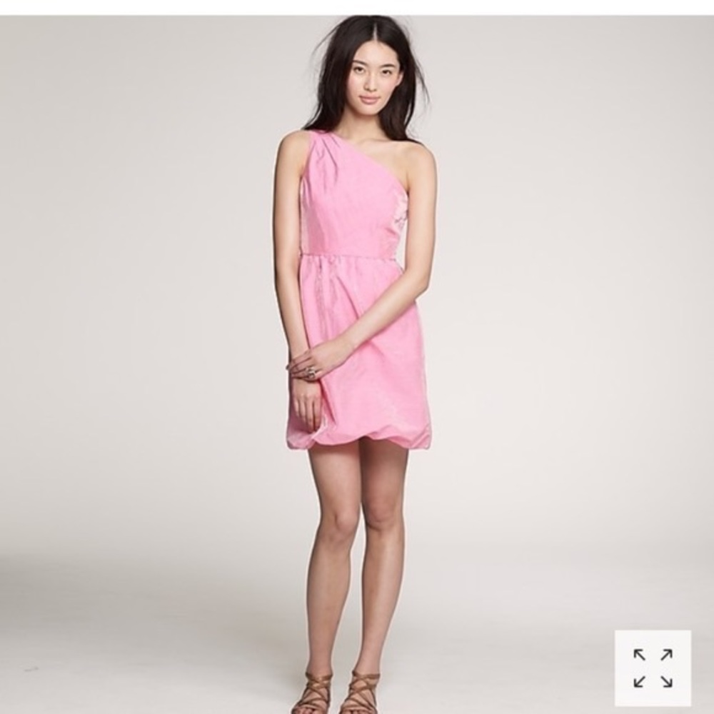 J. Crew One Shoulder Bridget Dress